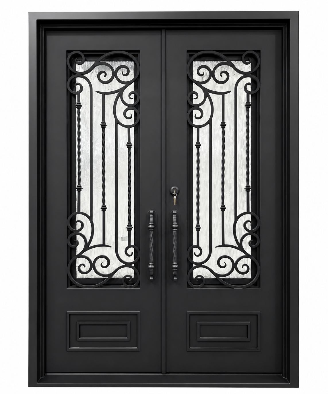 Wrought iron double
