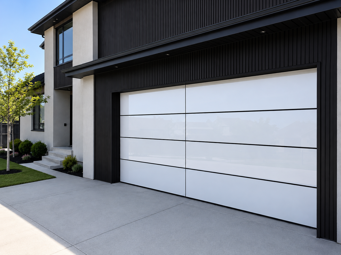 Custom garage door detail manufactured in Melbourne