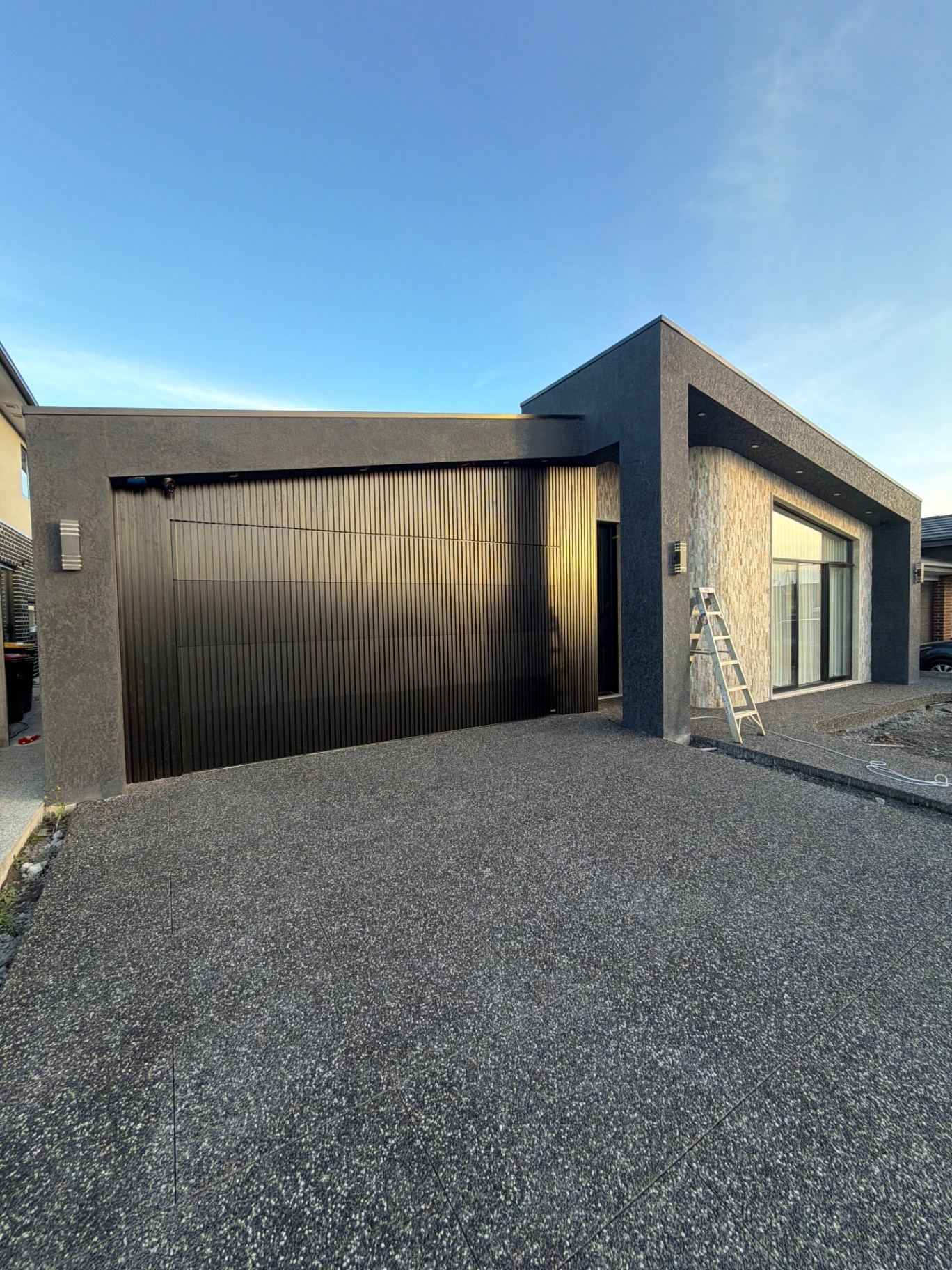 Flushmount garage door install 6