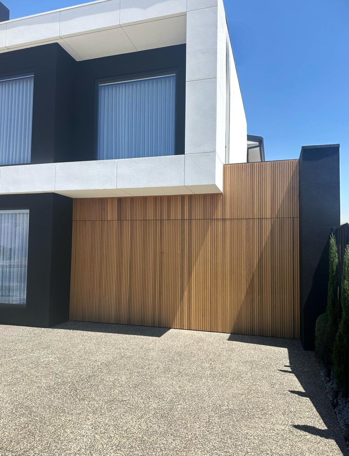 Tilt garage door install 8