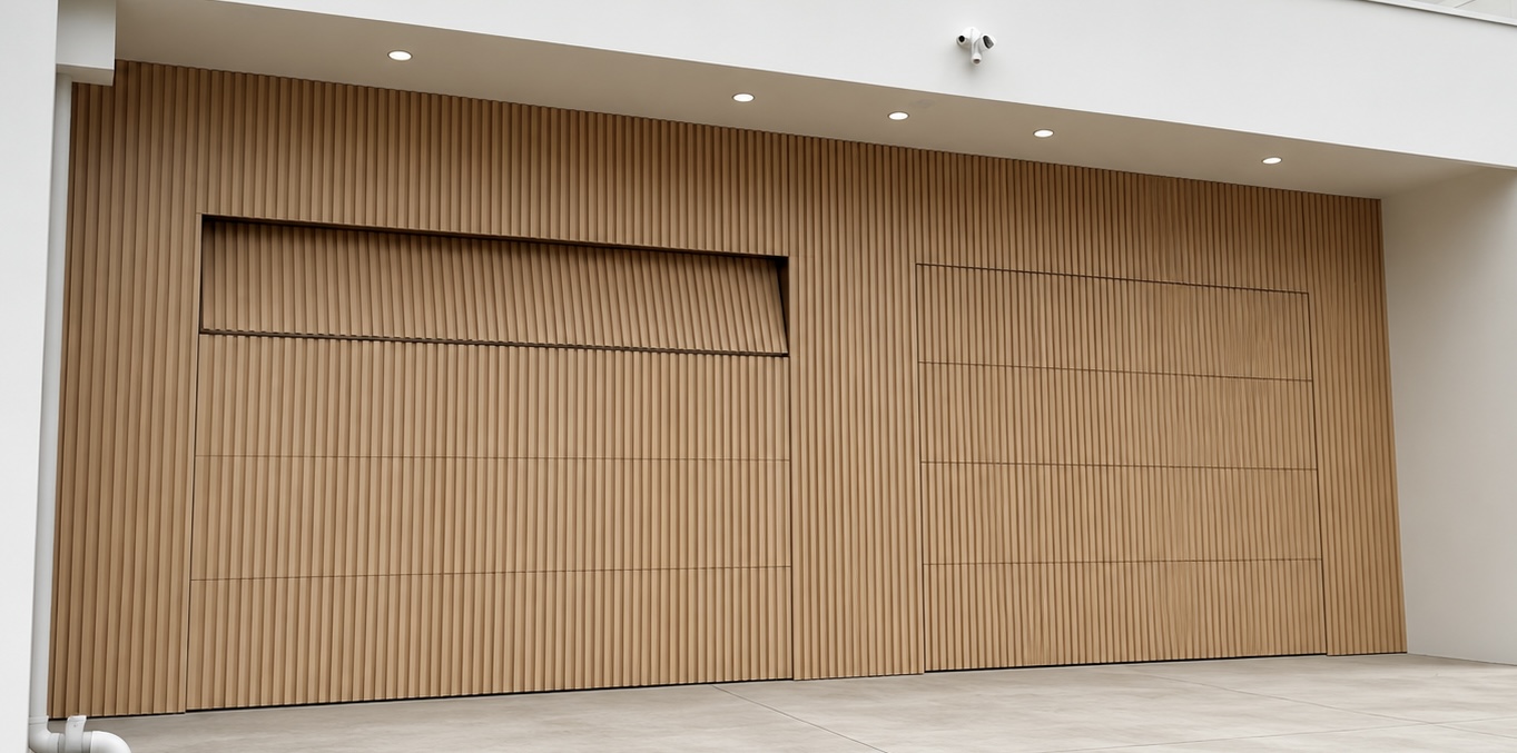 Flushmount garage door install 2