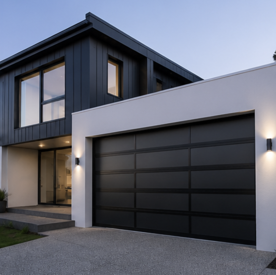 Acrylic garage door install 2