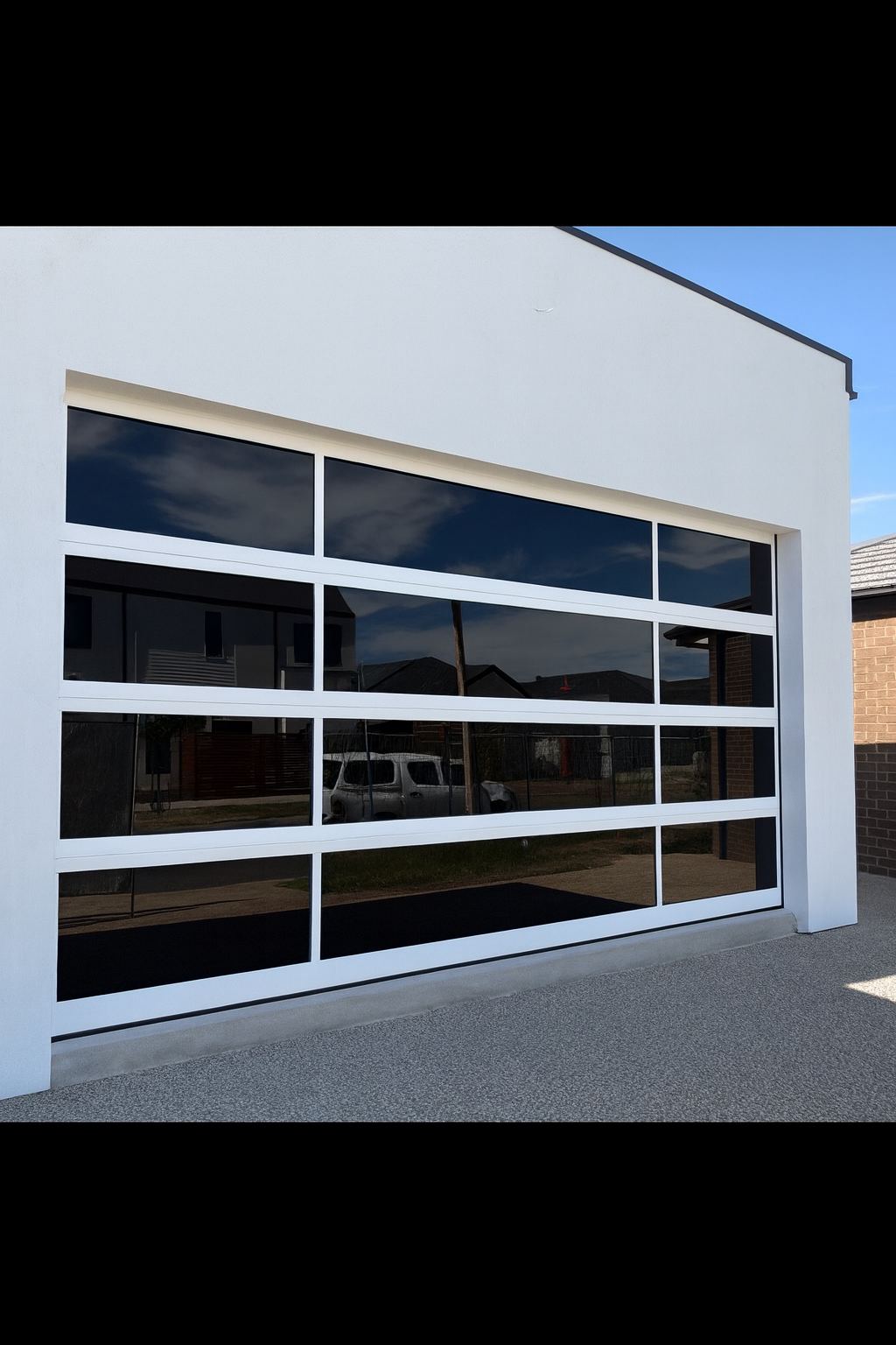 Acrylic garage door install 6