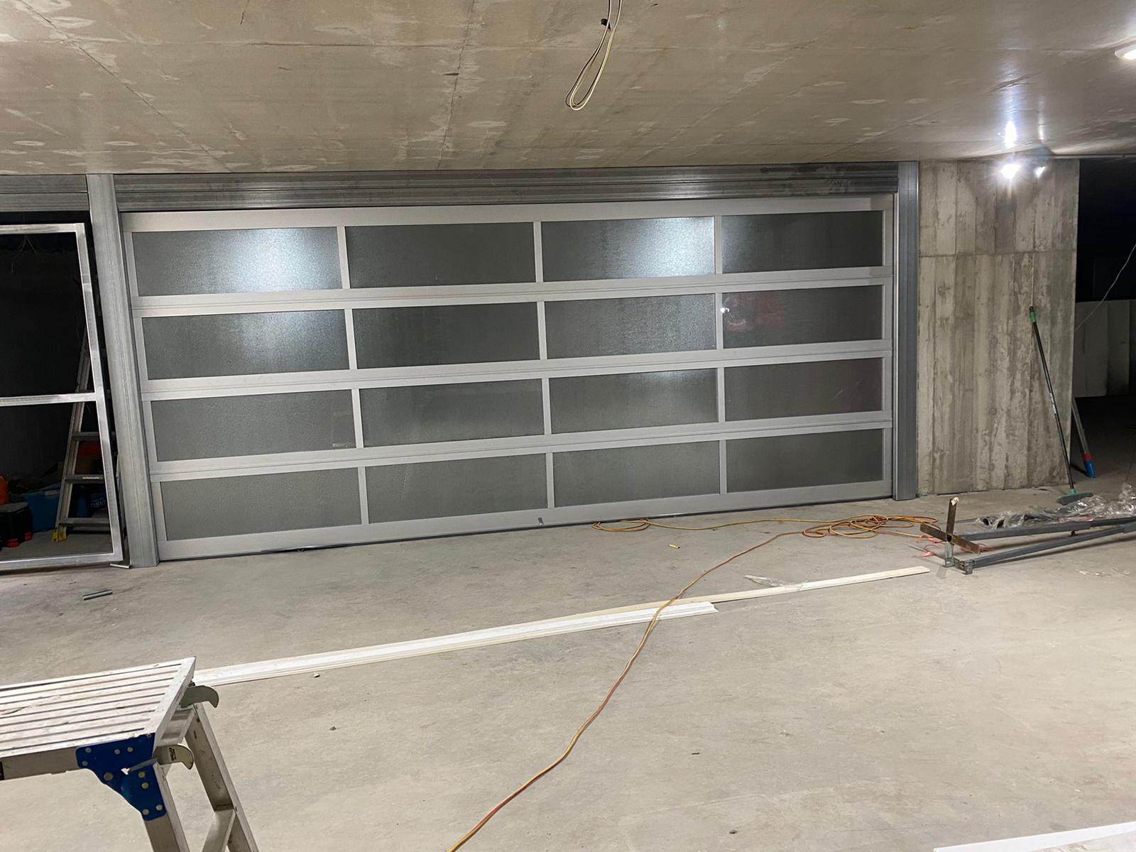 Commercial garage door install 4
