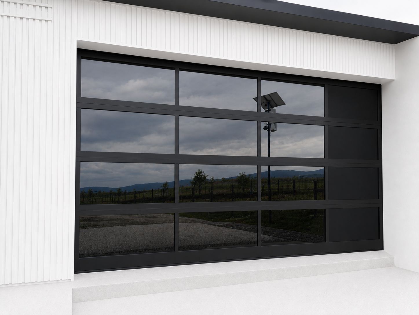Acrylic garage door install 5