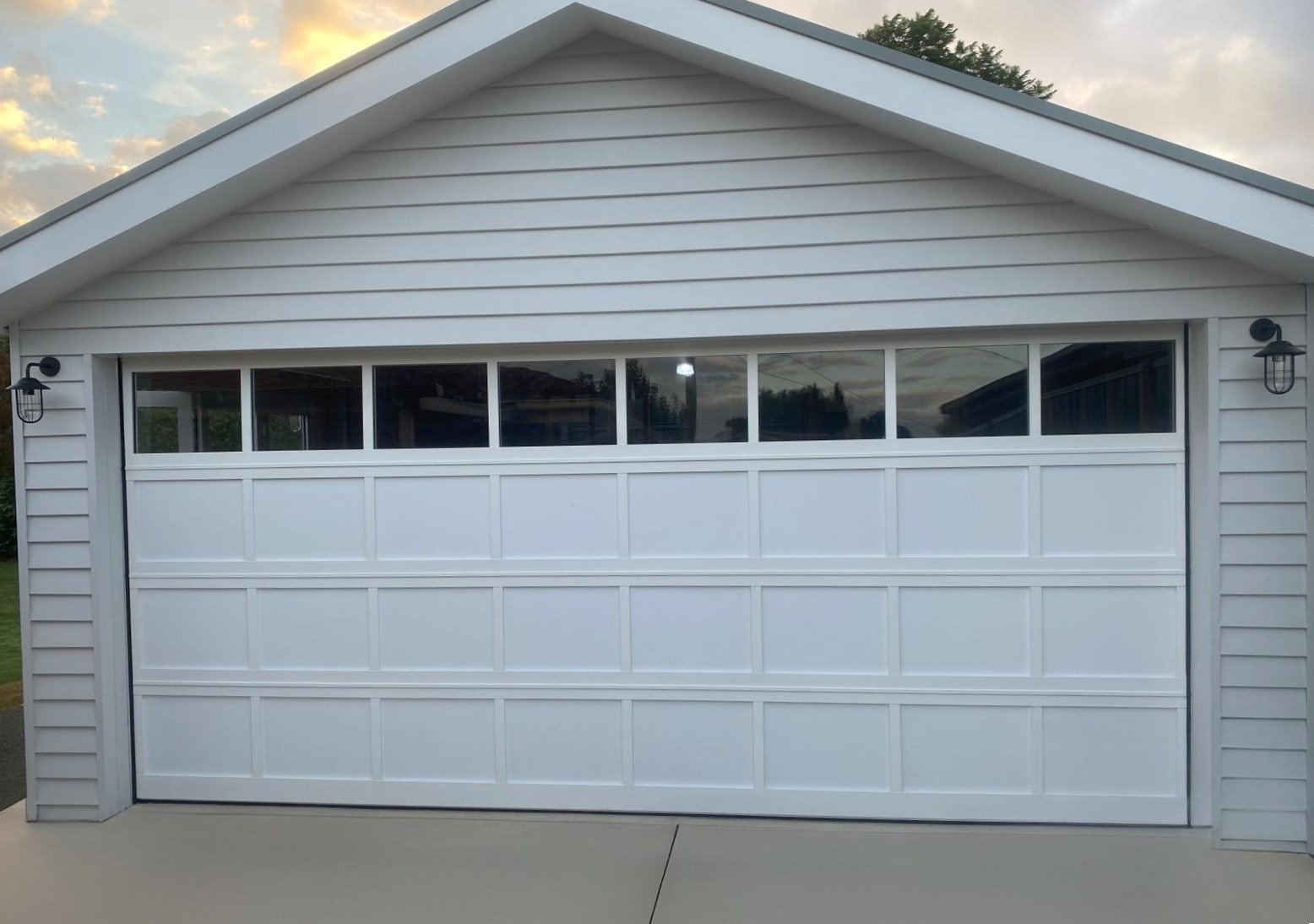 Acrylic garage door install 7